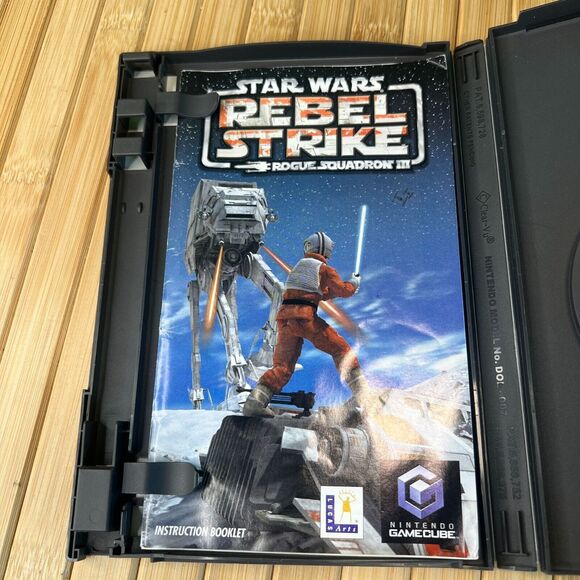 Nintendo Gamecube LucasArts Star Wars Rebel Strike Video Game Case Manual - Picture 4 of 8